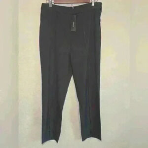 Women’s Lulus Slim Ankle Pant Grey Pleated Side Zip Size Large NWT